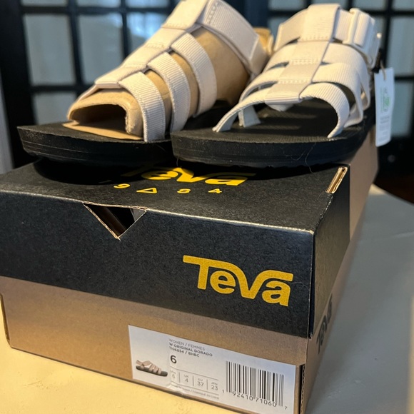 Teva women’s original dorado sandal in Birch/Black - Picture 2 of 4